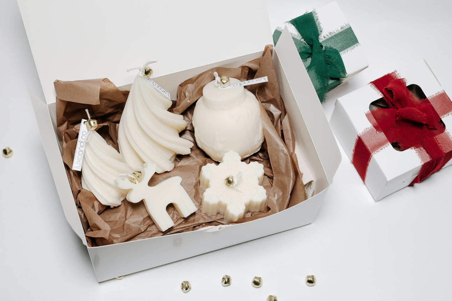 CHRISTMAS SPECIAL Decorative Candle 5 Piece Gift Set