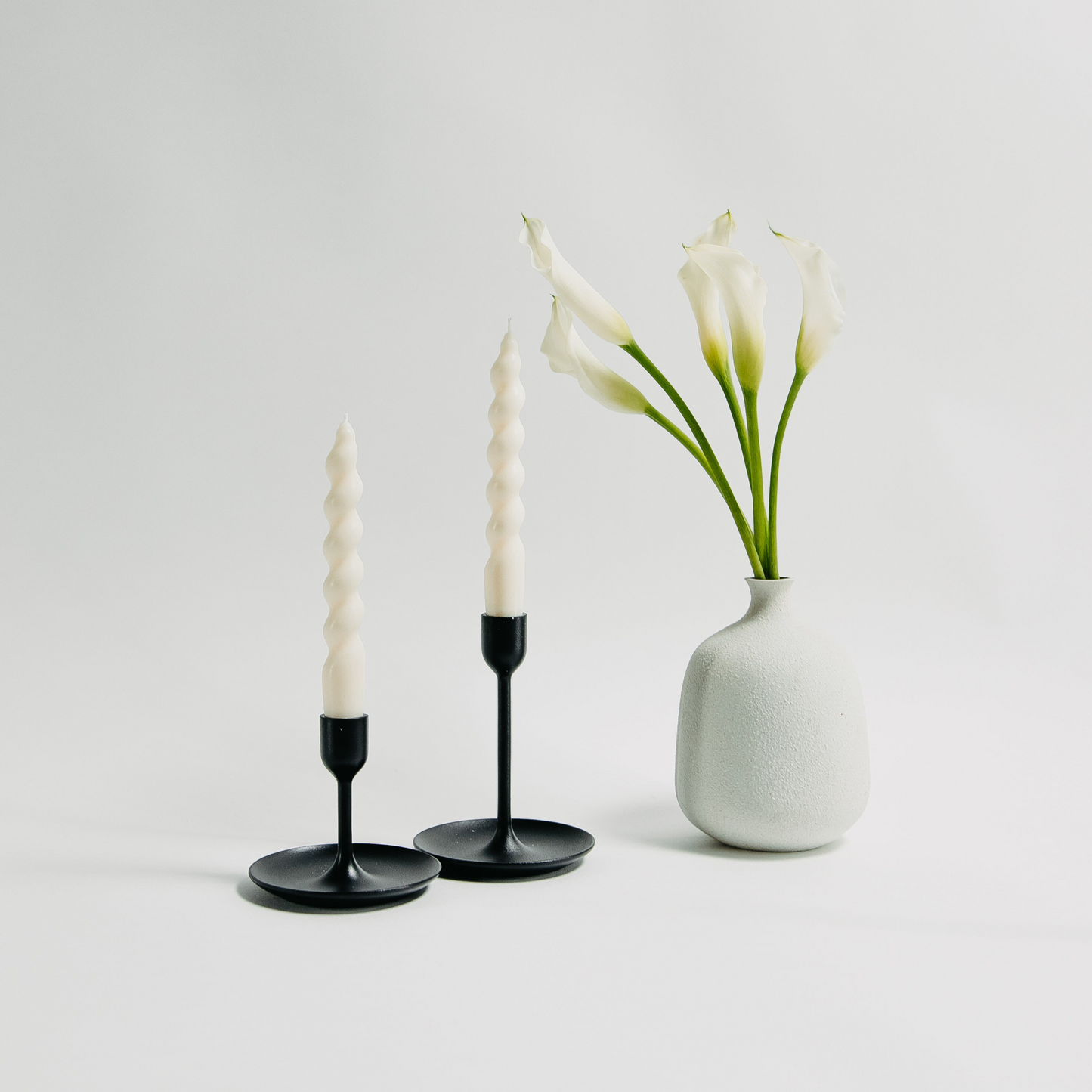 SWIRL Taper Candle