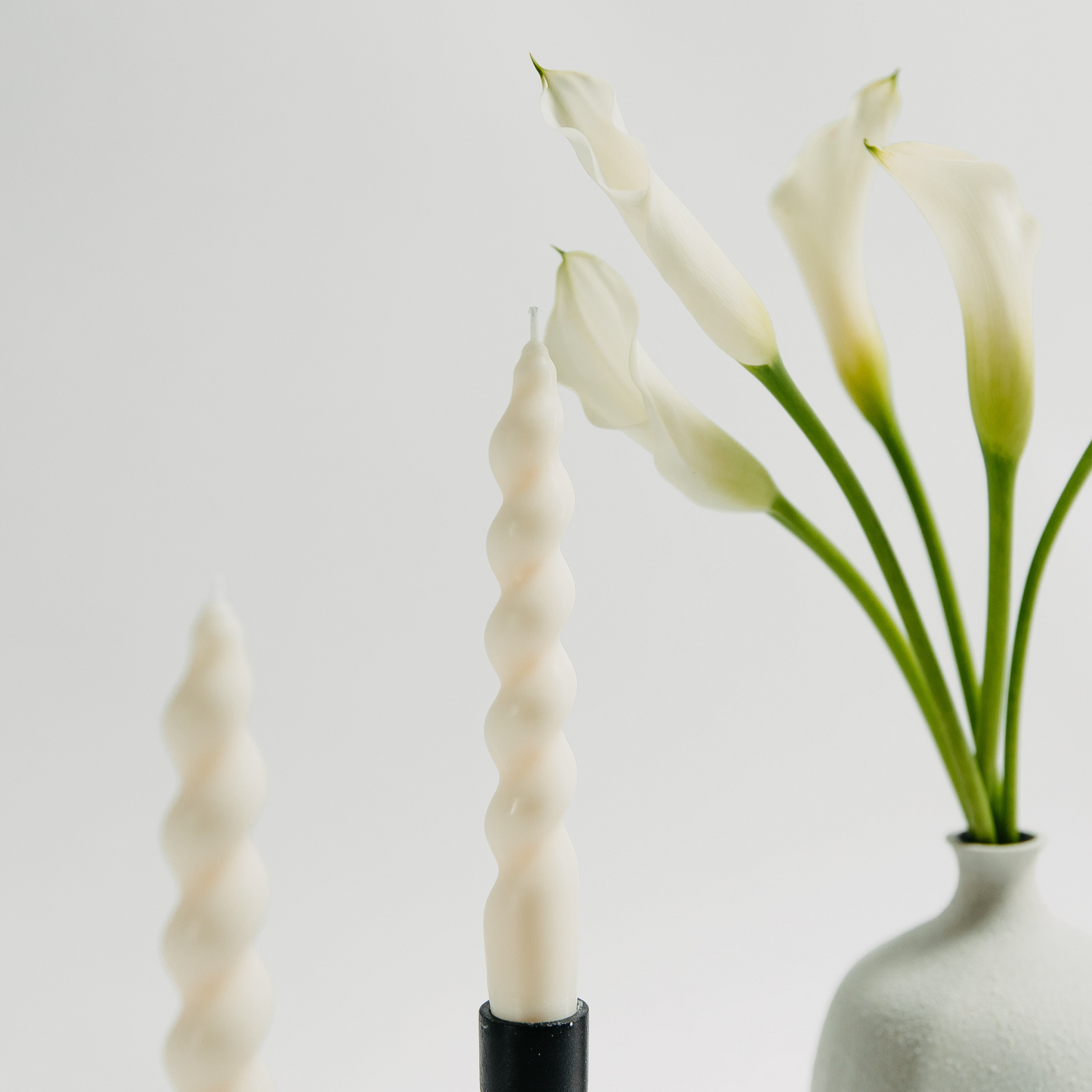 SWIRL Taper Candle