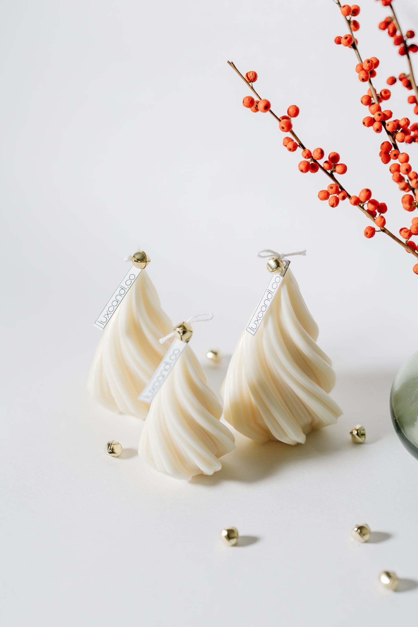 CURVE Christmas Tree Decorative Candle