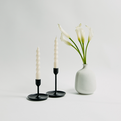 SWIRL Taper Candle