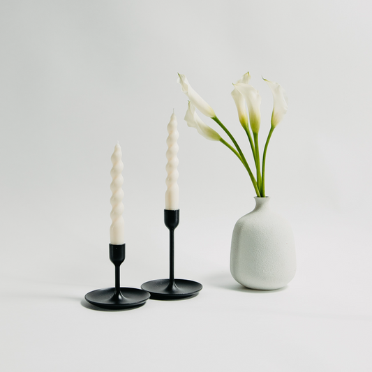 SWIRL Taper Candle