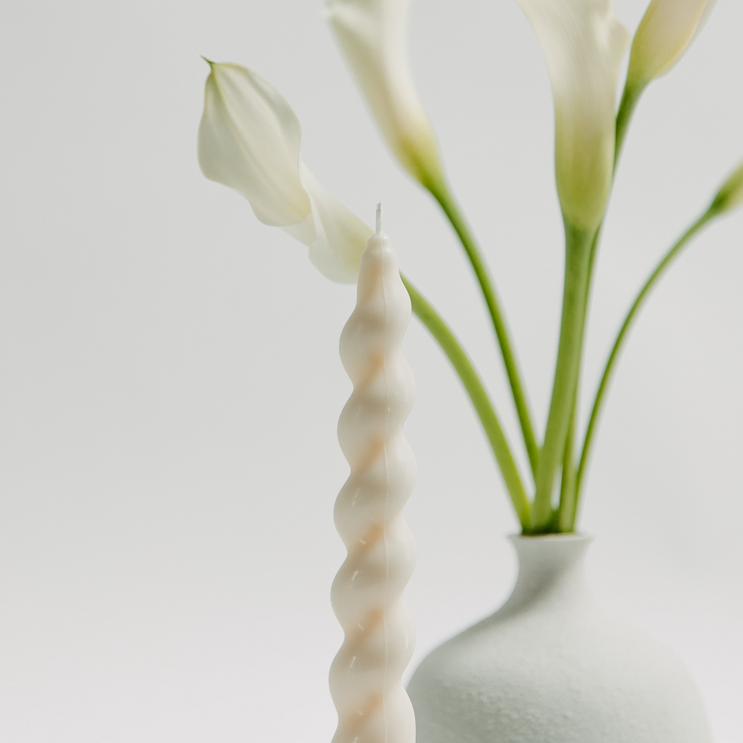SWIRL Taper Candle