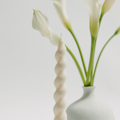 SWIRL Taper Candle